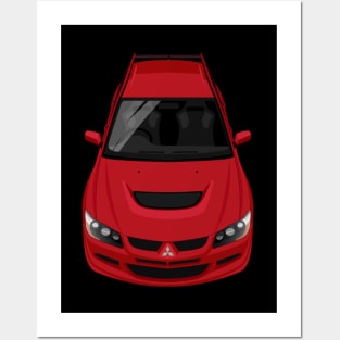 Lancer Evolution VIII Evo 8 2003-2005 - Red Posters and Art